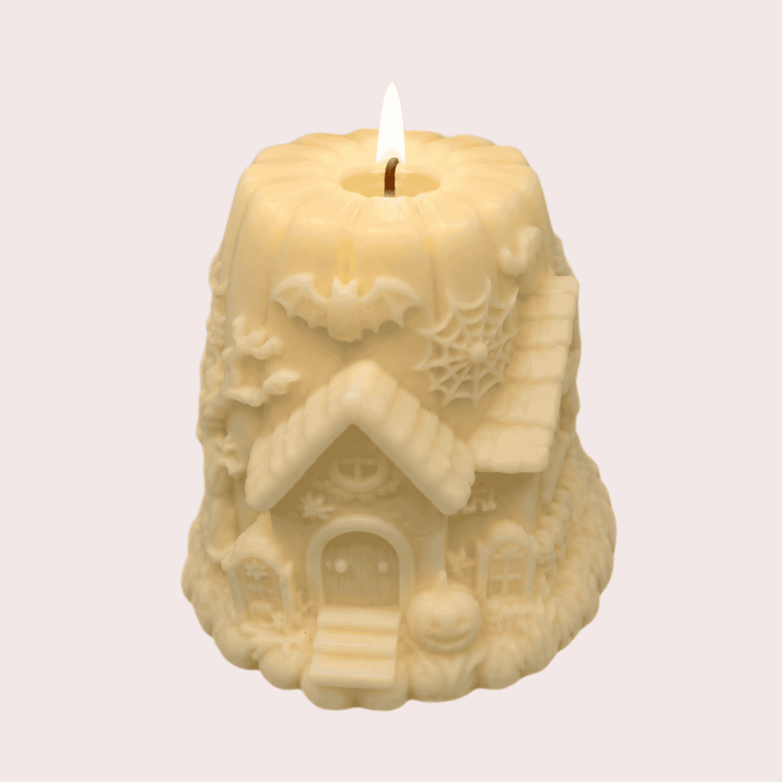 Halloween Manor Soy Wax Candle – Spooky Haunted House Decor
