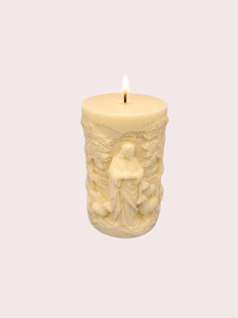 Bougie Le Berger en cire de soja – décoration de Noël