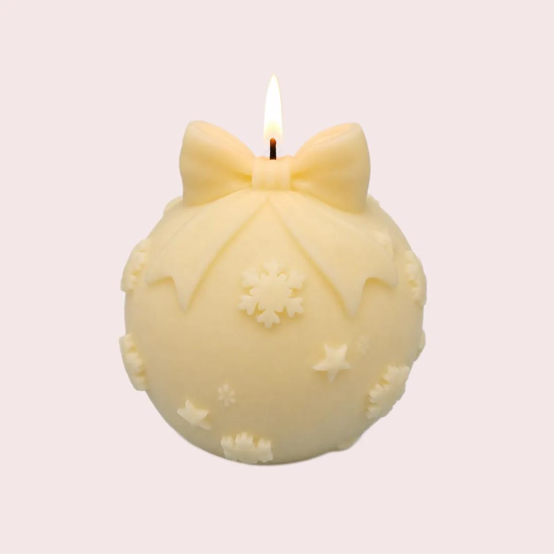 Le Joyau de Noël – Bougie Féerique et Décorative