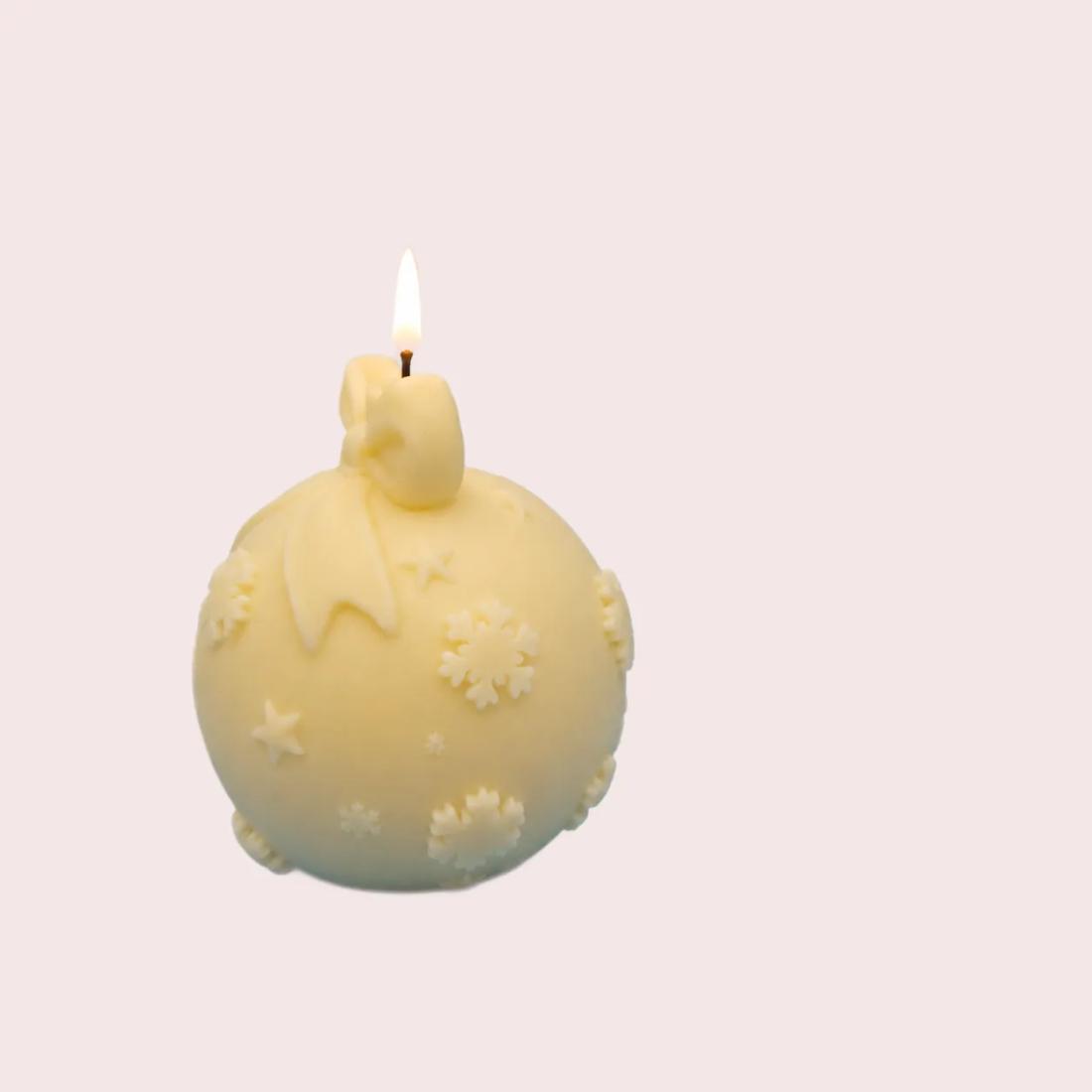 Le Joyau de Noël – Bougie Féerique et Décorative