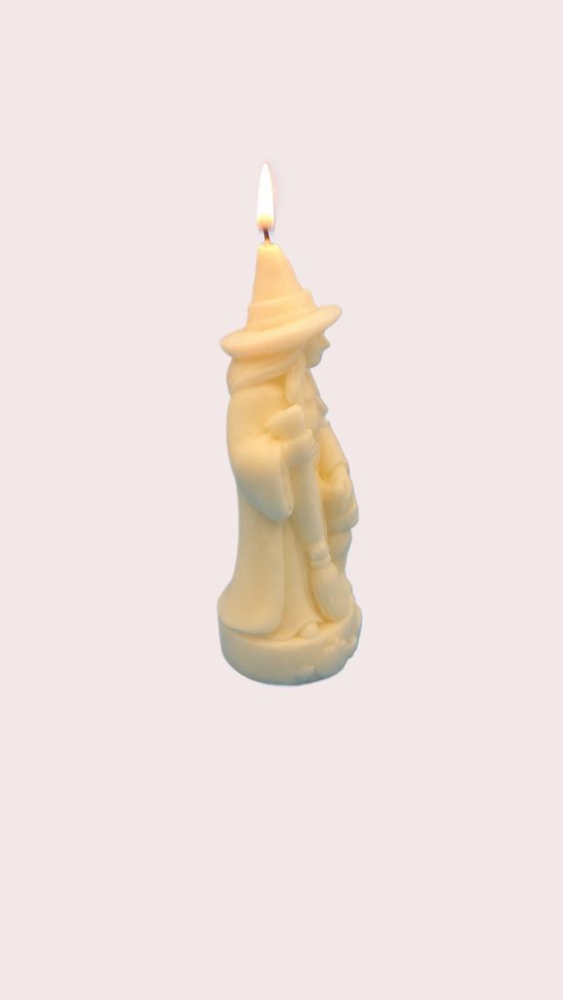 Sorcière Et Son Chat